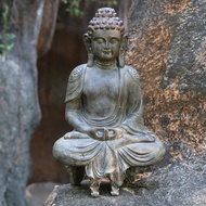 Buddha Statue Craft Ornament Buddha Head Buddha Head Craft Zen Buddha Statue Ornament Garden Landsca