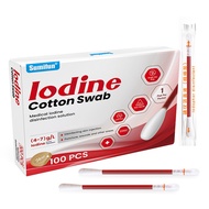 [Ready Stock] sumifun Disposable Iodine Cotton Swabs Convenient Hygienic Breaking Cotton Swabs Disin