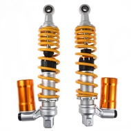 【One Piece】320mm 340mm 360mm CNC Motorcycle Rear Shock Absorber Inverted Adjustable Damping for HONDA YAMAHA ADV Moto Suspension Accessorie