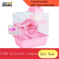 YQ61 Hamster Cage Hamster Cage47Cage Villa Djungarian Hamster Cage Hamster Food Sawdust Bath Sand Hamster Supplies Small