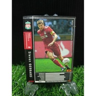 2010-11 Panini WCCF Steven Gerrard Liverpool black soccer card