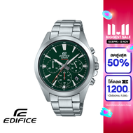 CASIO นาฬิกาข้อมือผู้ชาย EDIFICE รุ่น EFV-630D-3AVUDF วัสดุสเตนเลสสตีล สีเขียว