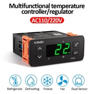 KWS-CH302 110V/220V Digital Temperature Controller, Smart AI Thermostat with Dual Sensor, 5-in-1 Ref