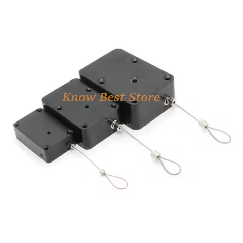 1PCS Coiled take-up box Automatic retractable retractor Tool suspension lifting take-up cord Stoppab
