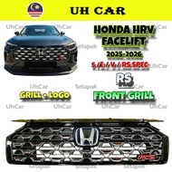 (RS STYLE) Honda Hrv 2025 2026 Facelift Front Bumper Grill Grille Sarung Depan