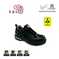 E&G Men's Shoelace Sneaker Style -ESD- Safety Shoes Lightweight Design ESS-4