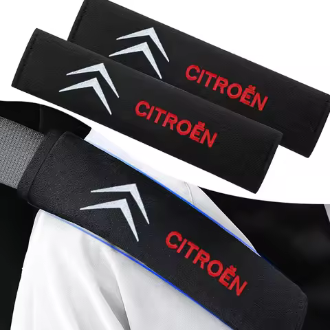 Car Seat Shoulder Belt Cover Protector Pad Auto Accessories For Citroen C1 C2 C3 C4 C5 C6 C8 C4L DS3
