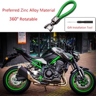 For Kawasaki Z250 Z300 Z650 Z750 Z800 Z900 Z1000 ER-6F ER6N New Motorcycle Quality Braided Rope Keyr
