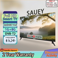 Smart TV 43 inch Android TV Bluetooth Netflix Hdmi HD LED TV Android Murah