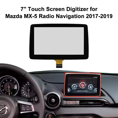 7 Inch Touch Screen Digitizer TM070RDZ38 BHP1611J0D K40005A29F ND1F611J0 For Mazda 3 CX-3 MX-5 2014-