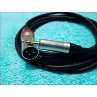 CANON XLR MALE TO MINI STEREO AUDIO CABLE 3.5MM 1-5 MTR