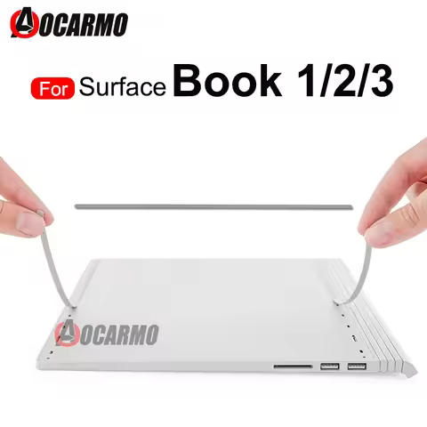 For Microsoft Surface Book 1 2 3 13.5inch Book2 Book3 15" Bottom Feet Silicone Anti-Slip Strip Mat R