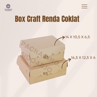Snack Box R5/ Cake Box R5/ Bread Box R5 Size 16.5x12.5x6/ Cake Box Cake Box Contains 3/s Bread Box