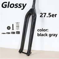 KOCEVLO Boost MTB Carbon Fork 27.5/29er 110*15mmDownhill Fork Mountain Bike Carbon Rigid Fork 1-1/8"