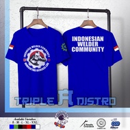 Kaos INDONESIAN WELDER COMMUNITY LAS WELDER Baju By Triple A Distro