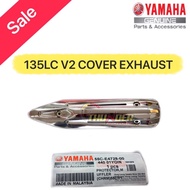 YAMAHA 135LC COVER EXHAUST PROTECTOR MUFFLER (55C-E4728-00) CHROME