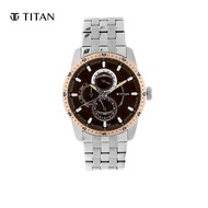 Titan Brown Dial Chronograph Men's Watch 9449KM02