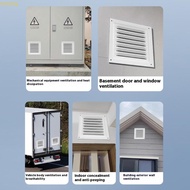 weroyal Stainless Steel Air Outlet Vent Square Soffit Vent Dryer Vent Cover Louver Grille Cover Wall