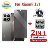Xiaomi 15T Privacy Tempered Glass For Redmi A5 Note 14s 14 13 Pro 14C A3 A2 Plus 13C 12C Plus POCO C