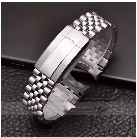 904L Solid Stainless Steel Bracelet Men Luxury Watch Band 20mm 21mm for Rolex Oyster Perpetual Datej