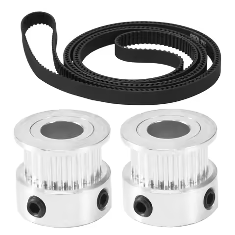 OOKU-Z-Axis GT2 Timing Belt Pulley Kit 24 Teeth Synchronous Wheel and 1068mm Belt for TRONXY X5SA/X5