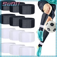 SUQI Shin Fixed Straps, Anti Slip Sports Soccer Shin Guard, Replacement Adjustable Lightweight Soccer Ankle Guards