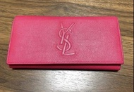 YSL Wallet / YSL桃紅色長款錢包