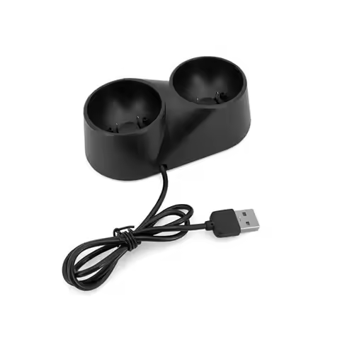 Dual Charger Dock for PS3 PS4 VR Motion Controller for Playstation 4 Motion Controller Joystick Gamp