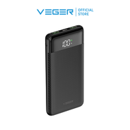 พาวเวอร์แบงค์ VEGER P13PD Power Bank 10000mAh รองรับการชาร์จเร็ว 20W PD รับประกันสินค้า 1 ปี