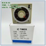 H3CR-A8 IC TIMER ไทม์เมอร์ตั้งเวลา TIME: 1.2S-300H ใช้รวมกับซ้อกเก็ตPF-083A-E (แถมฟรี) VOLTS: DC24V