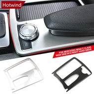 HOTWIND Car Interior Stainless Steel sticker Water Cup Holder Panel Decor Trim For Mercedes Benz C C