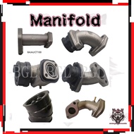 ✒✕BGL Motorcycle Manifold for Wave 125, Ct 100, Barako 175, Tmx, Xrm, Mio, 28mm, 24mm