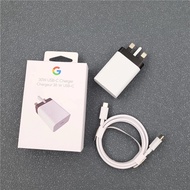 UK Plug For Google 30W Charger Fast Charging PD Power Adapter 100CM USB C To Type C Cable For Pixel 
