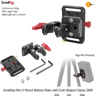 SmallRig V Mount Battery Crab-Shaped Clamp Tay kẹp gắn pin 2989
