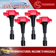4PCS Coil FOR Mazda 2 3 1.5L UF655 UF-655 ZJ49-18-100 ZJ49-18-100A  ZJ20-18-100 ZJ20-18-100A ZJ20181