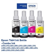 EPSON 664 T664 INK BLACK/CYAN/MAGENTA/YELLOW for Printer L220 / L210 /L101/L111/L130//L313/L360