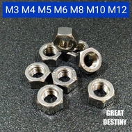 Stainless Steel A2 304 DIN934 Hexagon Nut
