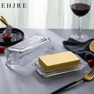 [EHJRE] Butter Dish with Lid Glass Storage Container Butter Container for Kitchen