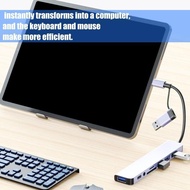 ฮับ8-IN-2 USB USB3.0 C แท่นวางมือถือ5Gbps ตัวแยกแฟลชไดรฟ์สองหัวความเร็วสูง USB ประเภท C เป็นอะแดปเตอ