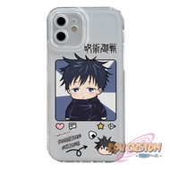 Case Realme 3 C1 5 5I 5S 6I 8I Narzo 50 4G 8 8 Pro C21Y C25Y C17 7I C11 2021 C20 C30 C35 Narzo 50a Prime C33 Rou Custom [ Jujutsu Kaisen ] Casing Hp Aesthetic Kesing Hp Karakter Anime Cassing Hp Motif Lucu Clear Case Realme  Softcase Realme