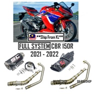 HONDA CBR150R CBR150 NEW 2021 2022 Exhaust Full System Manifold 51mm READY STOCK