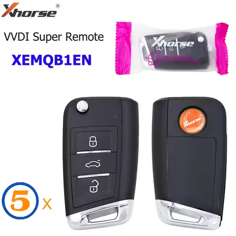 Xhorse 5PCS XEMQB1EN VVDI XE Series Super Remote XT27A01 XT27A66 Chip for VVDI2/VVDI Key Tool Max/ V