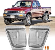 USR 92-95 LN PickUp Truck Corner Light – Front Parking Lamps (Left + Right) Pair - Compatible with 1