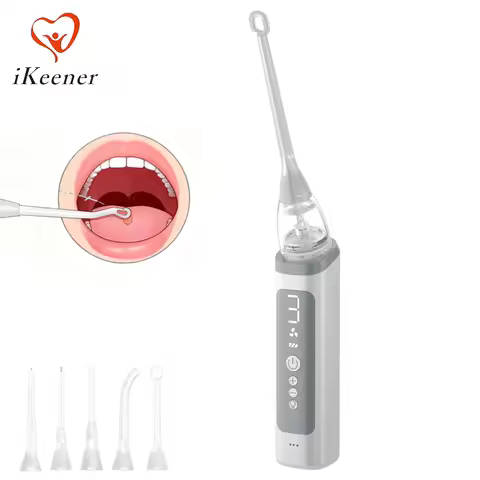 Tonsil Stone Remover Kit Electronic Vacuum 3 Levels Automatic Oral Care Mouth Cleaner Oral Mouth Cle