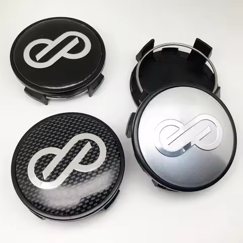 4pcs 62mm Wheel Center Caps Hub Enkei Racing Car Rims Dust-proof Cover Hubcaps Auto Styling Accessor