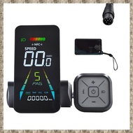 [zv0lma8i] E-Bike  LCD Display Color Animated Meter UART 24V/36V 48V/60V Speedometer Electric Scoote