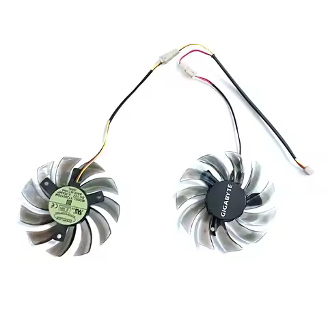 75MM 3PIN T128010SM GPU Fan for GIGABYTE GTX 460 465 560 Ti 580 650 750Ti GT440 GT610 GT730 HD 6850