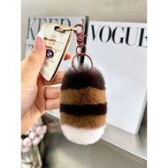 keychain accessories cute keychain Cute Plush Doll Car Keychain Tail