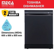 TOSHIBA DW-13F1(G)-SG FREESTANDING DISHWASHER | 13 Place Settings | 3 Ticks | Free $100 NTUC Voucher