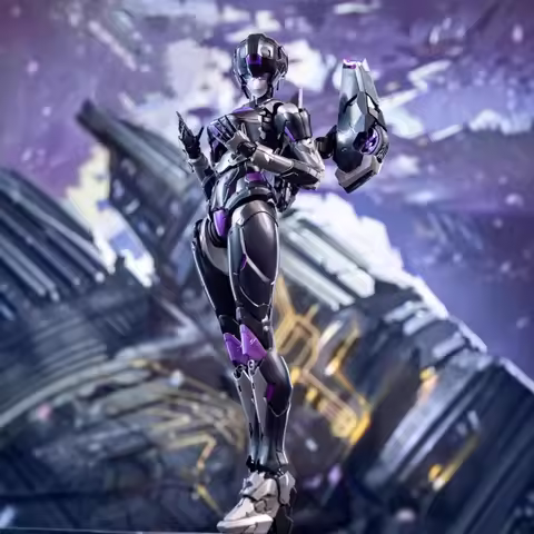 Meili Infinity M66337 Arcee Inspired By Riobot 17cm Abs Transformation Assembly Model Kit Action Fig